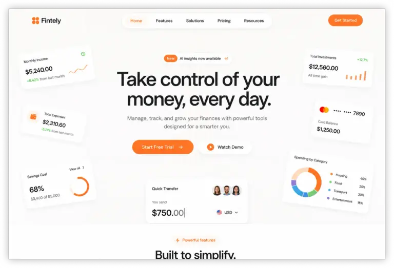 Website example 5